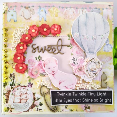 Sparkling Unisex Baby Scrapbook image