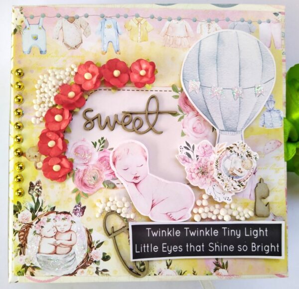 Sparkling Unisex Baby Scrapbook image