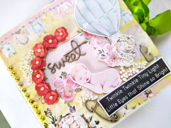 Sparkling Unisex Baby Scrapbook image