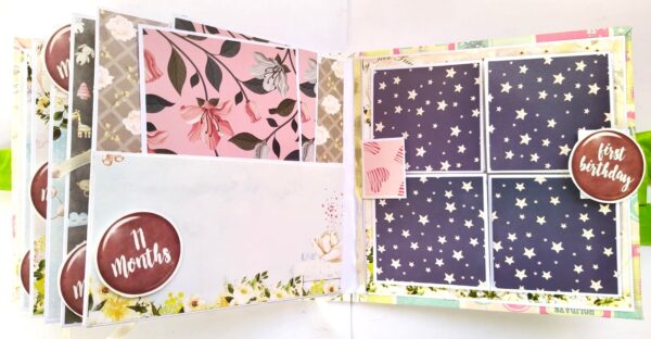 Sparkling Unisex Baby Scrapbook image