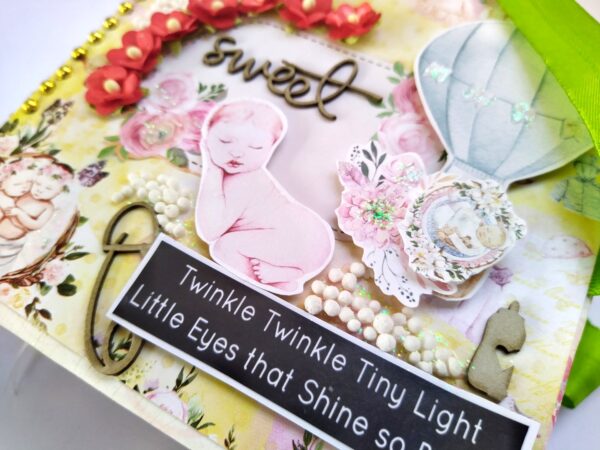 Sparkling Unisex Baby Scrapbook image