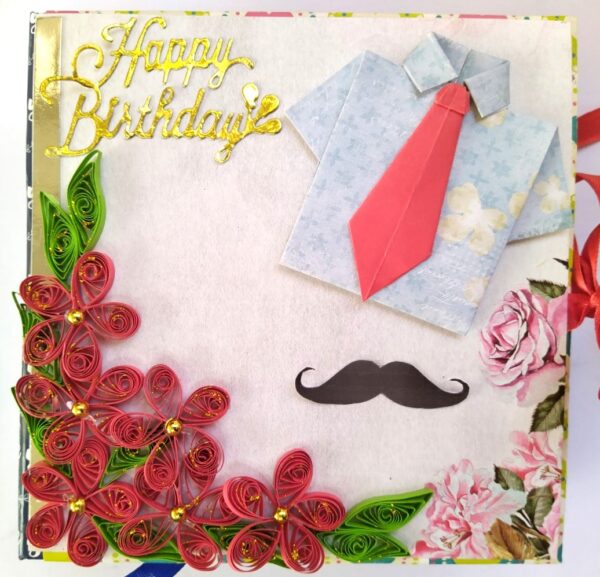 Sparkling Birthday Male Scrapbook image