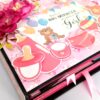 Sparkling Baby Girl Handmade Scrapbook Album image