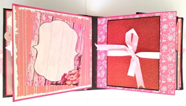Sparkling Baby Girl Handmade Scrapbook Album image