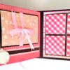 Sparkling Baby Girl Handmade Scrapbook Album image