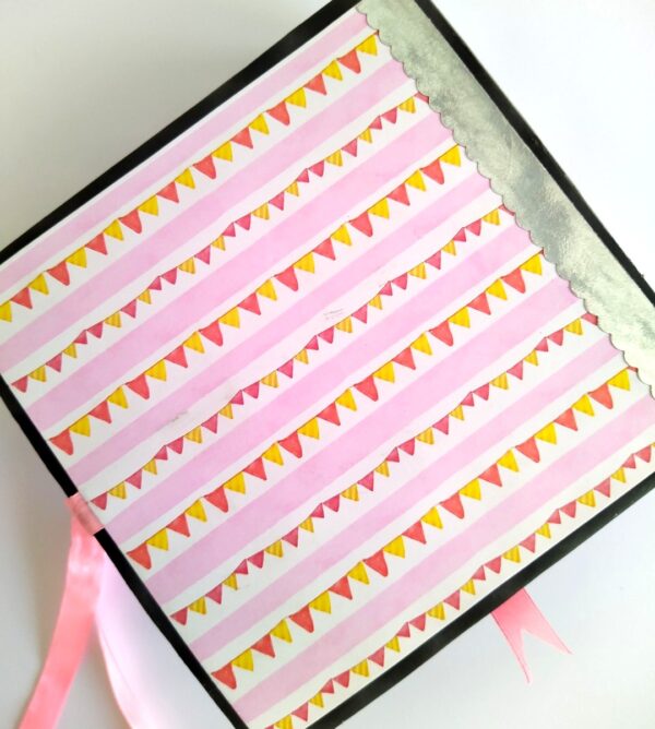 Sparkling Baby Girl Handmade Scrapbook Album image