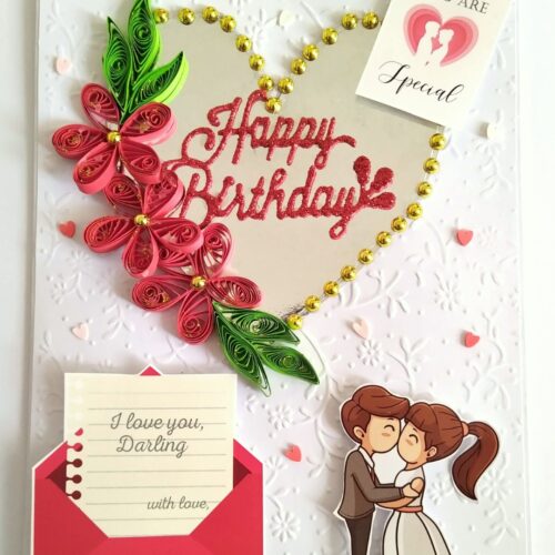 Love Birthday Greeting card image