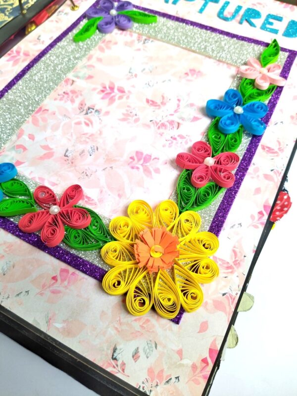 Too Much Love Handmade Quilled Scrapbook image
