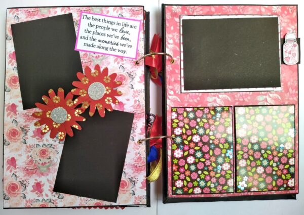 Too Much Love Handmade Quilled Scrapbook image