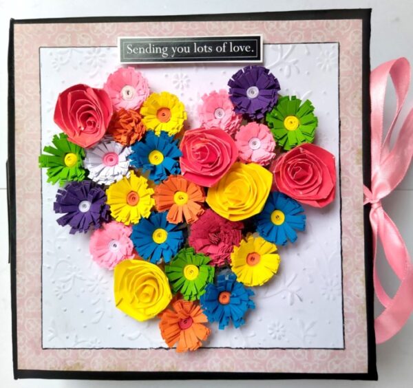 Happy Memories Handmade Quilled Scrapbook image