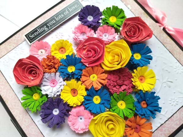 Happy Memories Handmade Quilled Scrapbook image
