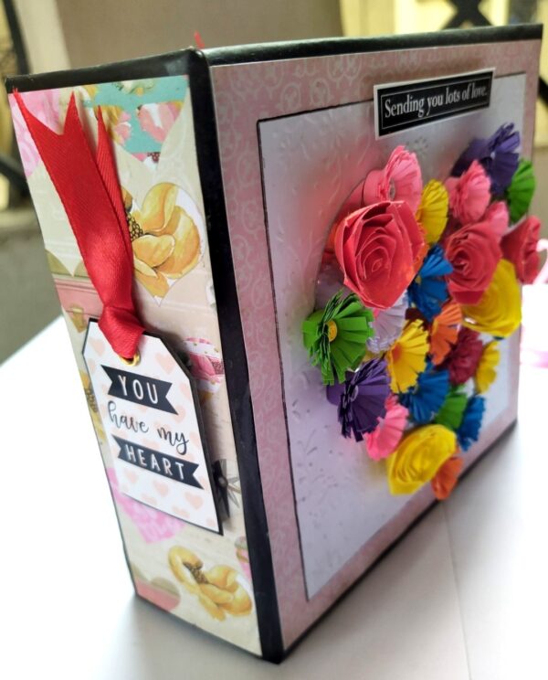 Happy Memories Handmade Quilled Scrapbook image