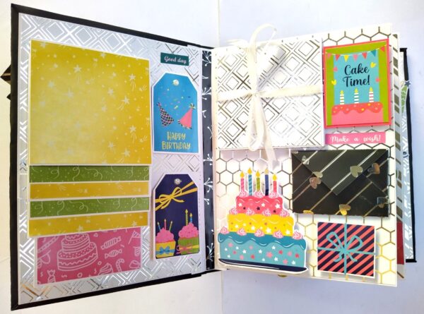 Happy Birthday Man Handmade Scrapbook image
