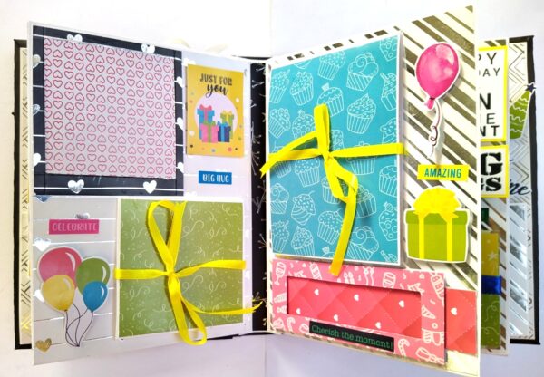 Happy Birthday Man Handmade Scrapbook image