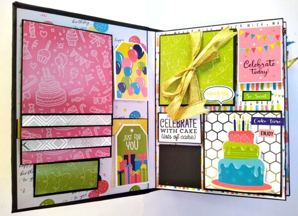 Sparkling Birthday Quilled Scrapbook image