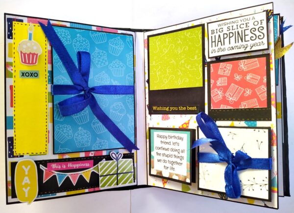 Sparkling Birthday Quilled Scrapbook image