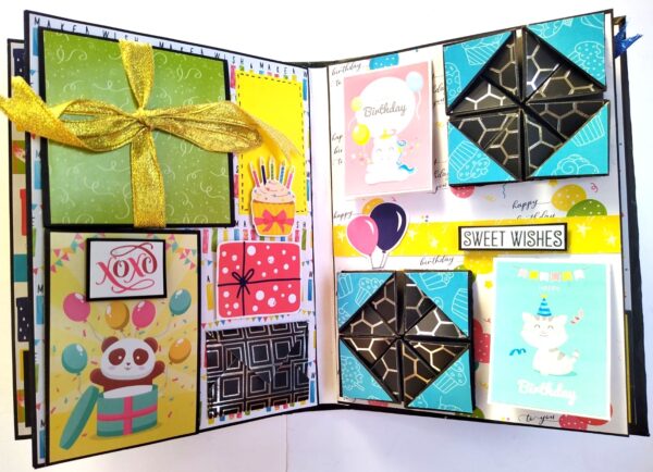 Sparkling Birthday Quilled Scrapbook image