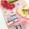 Quilled Roses Anniversary Card image