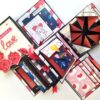 Mini Scrapbook In Explosion Box - Love Theme