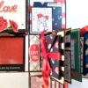 Mini Scrapbook In Explosion Box - Love Theme