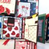 Mini Scrapbook In Explosion Box - Love Theme