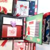 Mini Scrapbook In Explosion Box - Love Theme