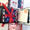 Mini Scrapbook In Explosion Box - Love Theme