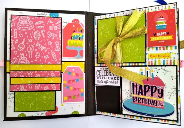 IMG_20210711_181724 Sparkling Birthday Quilled Scrapbook.