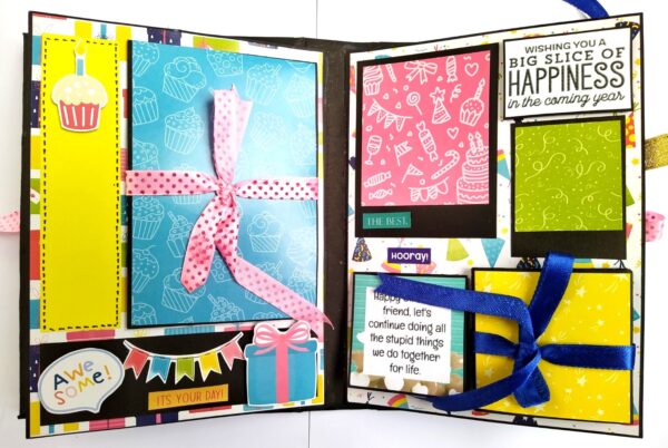 IMG_20210711_181730 Sparkling Birthday Quilled Scrapbook.