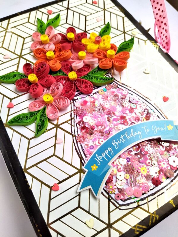 IMG_20210711_181826 Sparkling Birthday Quilled Scrapbook.