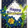 Love and Birthday Male themed 3 fold Mini Scrapbook