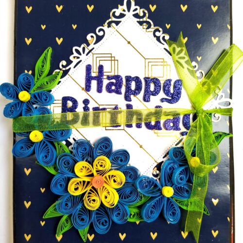Love and Birthday Male themed 3 fold Mini Scrapbook