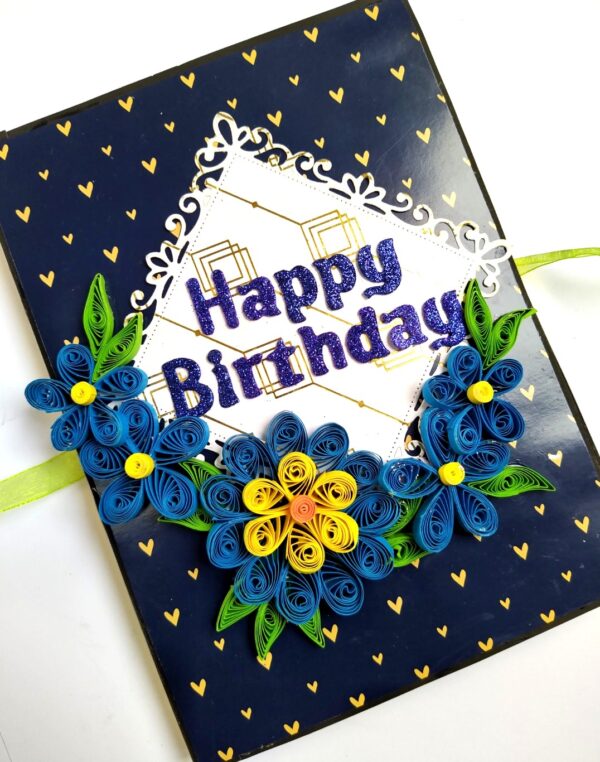 Love and Birthday Male themed 3 fold Mini Scrapbook