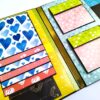 Love and Birthday Male themed 3 fold Mini Scrapbook
