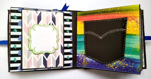Quilled Male Theme Handmade Scrapbook