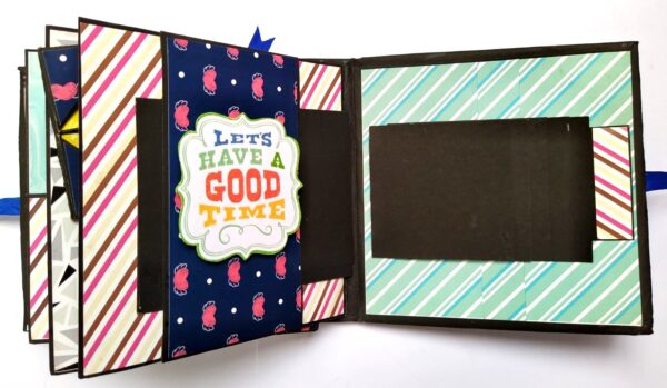 Quilled Male Theme Handmade Scrapbook