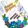 Blue Flowers Happy Birthday Quilled Card