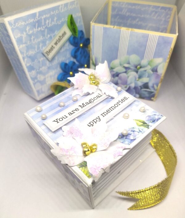 IMG_20211204_210613 Pocket mini scrapbook in box
