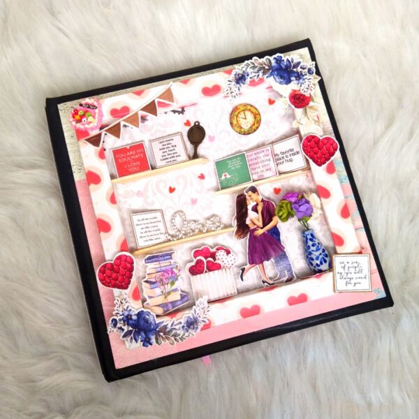 3D Love Pop up scrapbook album
