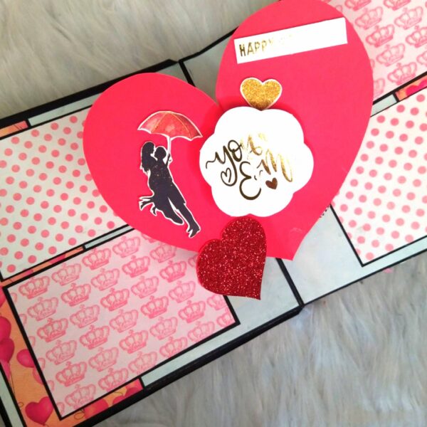 3D Love Pop up scrapbook album