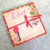 Pop up heart card in a box with 50 reasons of love