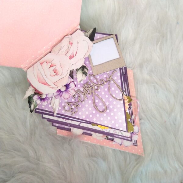 Diamond shaped Lights memories scrapbook