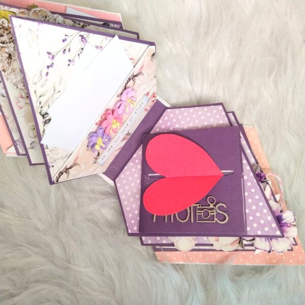 Diamond shaped Lights memories scrapbook