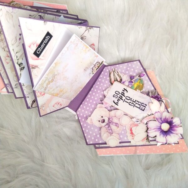 Diamond shaped Lights memories scrapbook