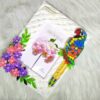 Quilled Flowers and quilled bird Photo frame