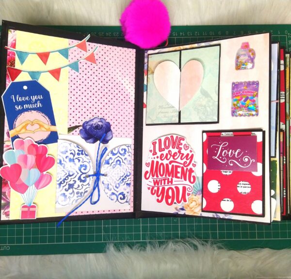 Sparkling Love & Birthday scrapbook