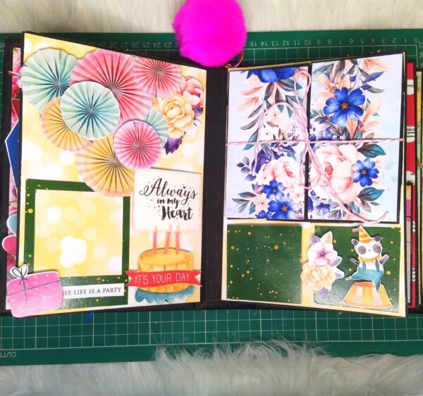 Sparkling Love & Birthday scrapbook