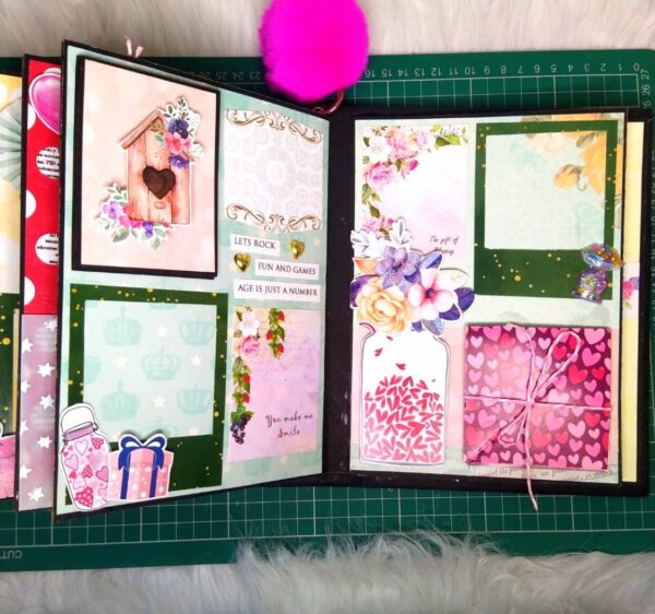 Sparkling Love & Birthday scrapbook