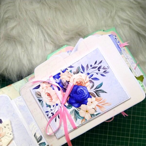 Camera style handmade designer scrapbook