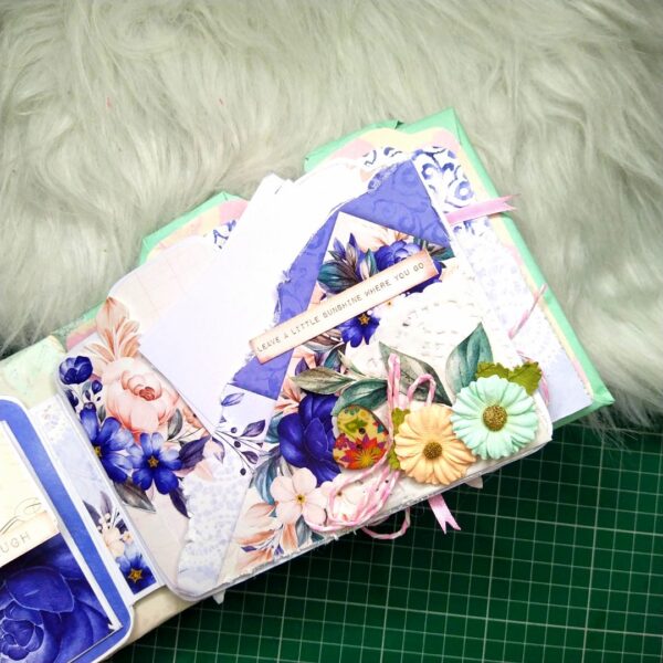 Camera style handmade designer scrapbook
